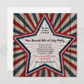4th of July Invitation (Front/Back)