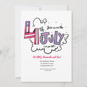 4th of July Invitation