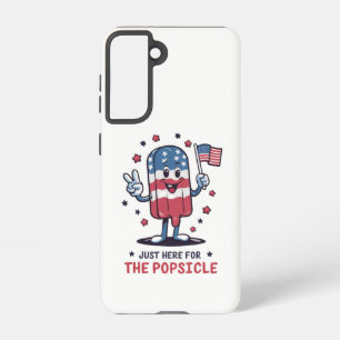 4th Of July Just Here For The Popsicle Patriotic Samsung Galaxy S21 Case