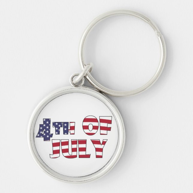 4TH OF JULY KEYCHAIN (Front)