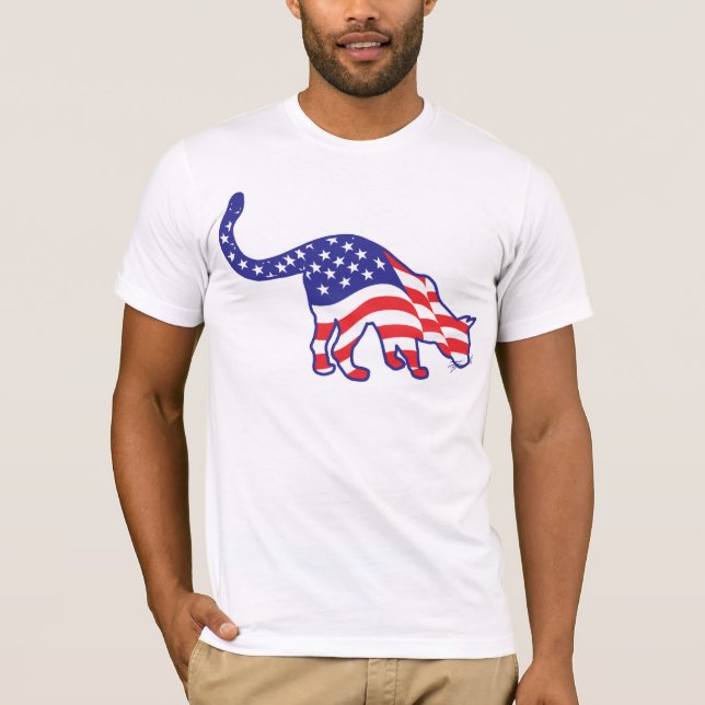 4th of July Kitty Cats T-Shirt (Front)