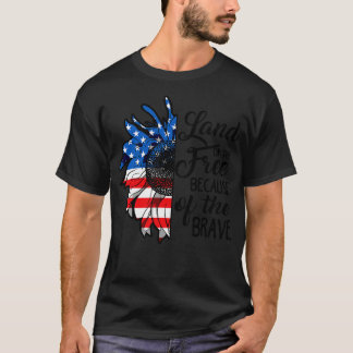 4th of July Land of Free Independence Day T-Shirt