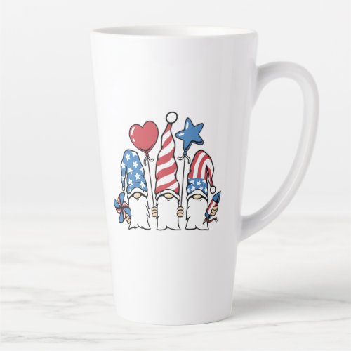 4th of July Latte Mug