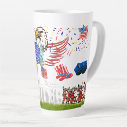4th of July Latte Mug