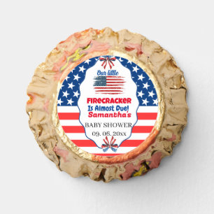 4th of july little firecracker baby shower reese's peanut butter cups