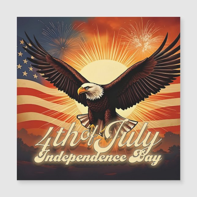 4th of July – Majestic Eagle & Fireworks Tribute🦅 (Front)