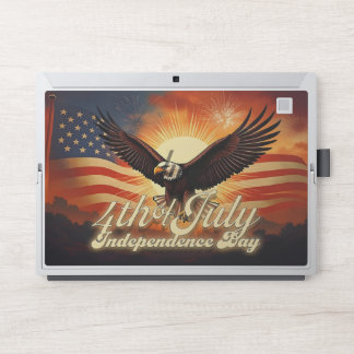 4th of July – Majestic Eagle & Fireworks Tribute🦅 HP Laptop Skin