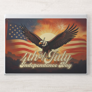 4th of July – Majestic Eagle & Fireworks Tribute🦅 HP Laptop Skin