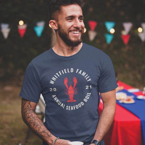 4th of July Matching Family Seafood Boil Custom T_Shirt