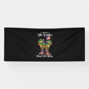 4th Of July Memorial Day Veteran Honor Banner