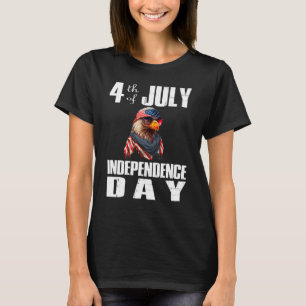4th Of July Merica Bald Eagle USA Flag Independenc T-Shirt