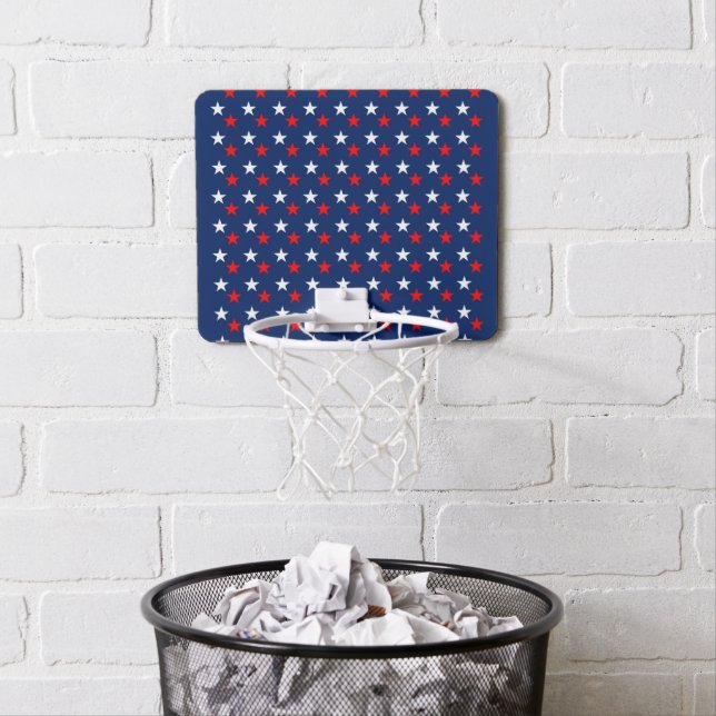 4th of July Mini Basketball Hoop (In Situ)