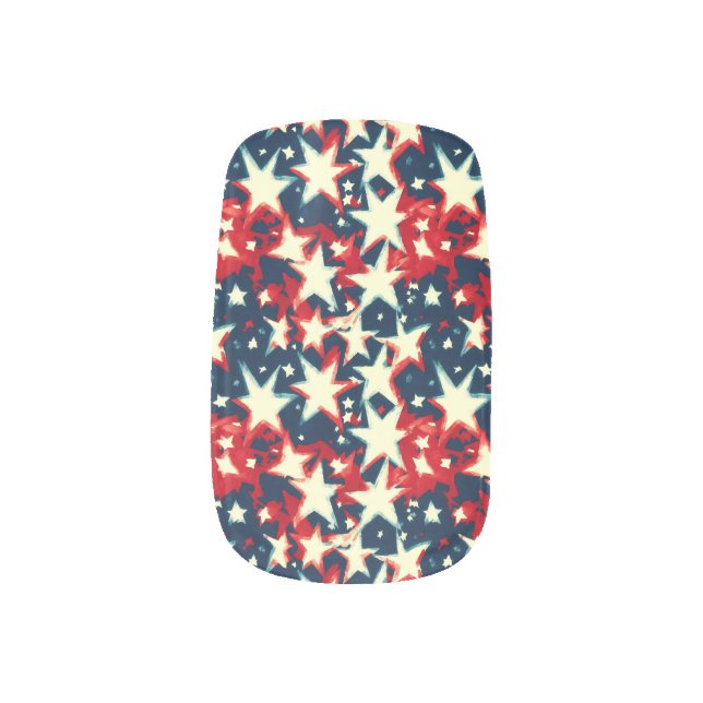 4th of July Minx Nail Art Decals (Left Thumb)