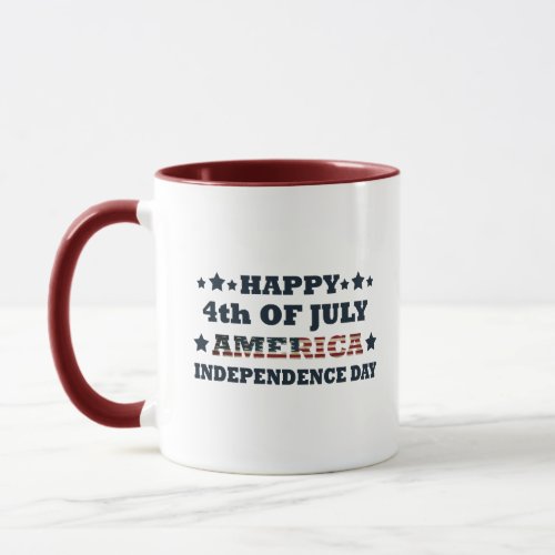 4th of july mug