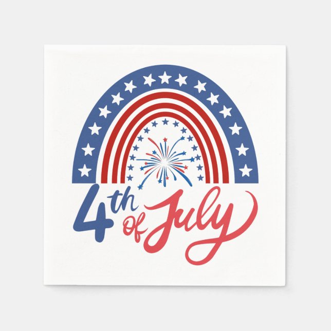 4th of July Napkins (Front)