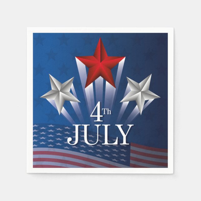 4th of July Napkins (Front)