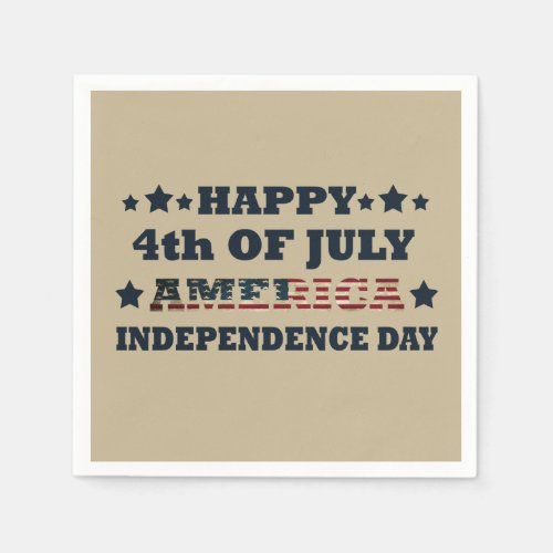4th of july napkins