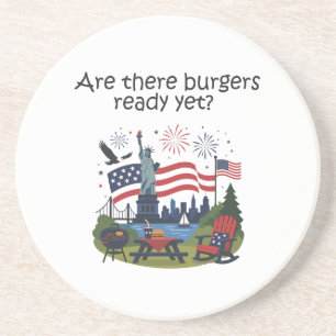 4th of July Napkins Coaster