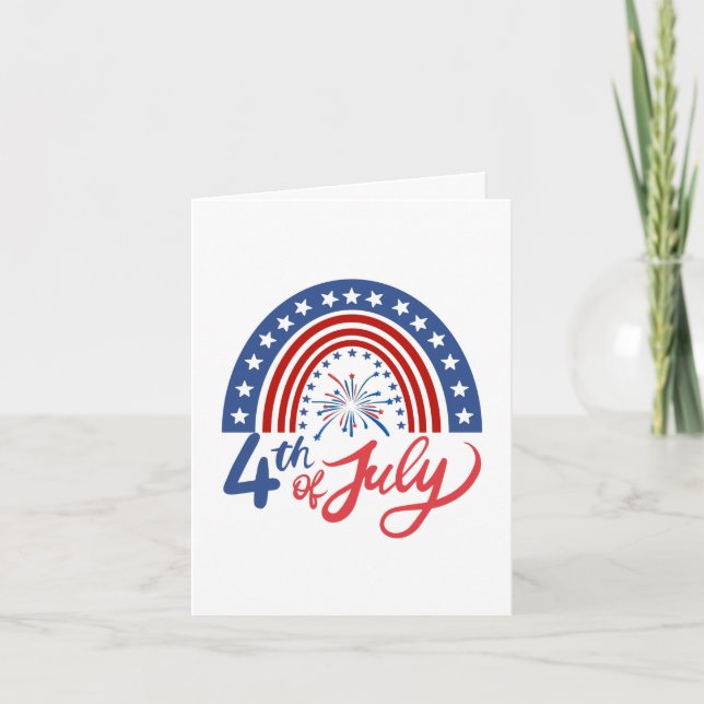 4th of July Note Card (Front)