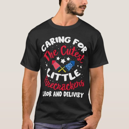 4Th Of July Nurse Mid Ld Labor And Delivery Nurse  T_Shirt