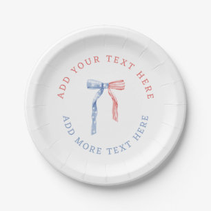 4th of July or Patriotic Theme Party Paper Plates