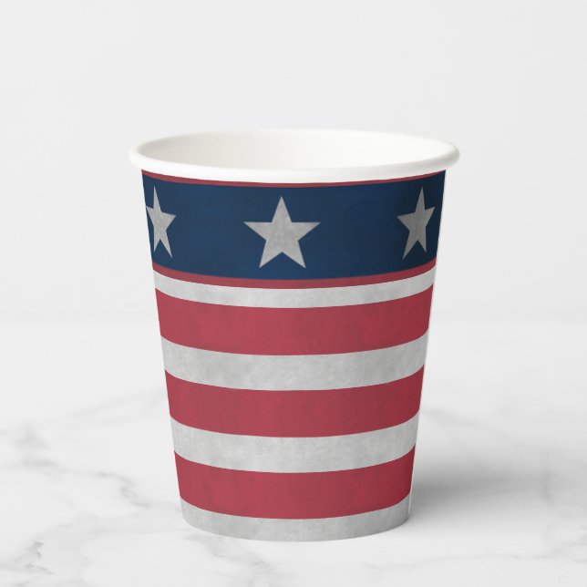  4th of July  Paper Cups (Back)