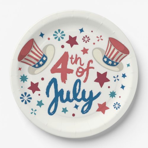 4th Of July Paper Plates