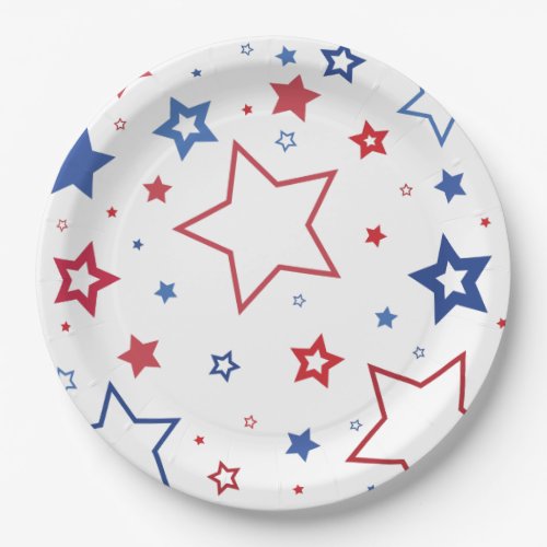 4th of July Paper Plates