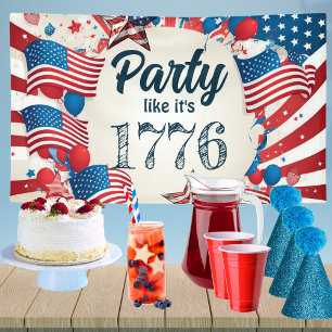 4th of July Party  Banner