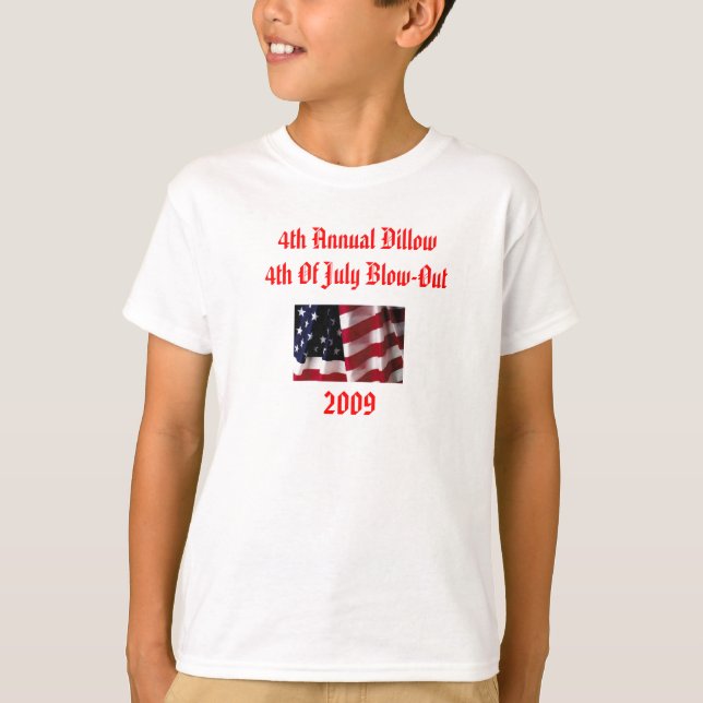 4th of July Party Childs T-Shirt Templates (Front)