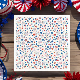 4th of July Party Cups Napkins