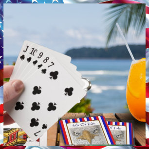 4th Of July Party Favors Poker Cards