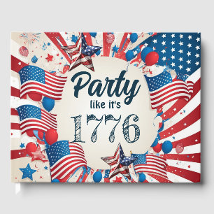 4th of July Party Guest Book