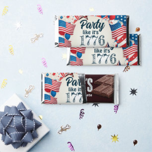 4th of July Party Hershey Bar Favors