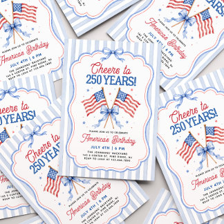 4th of July Party Invitation