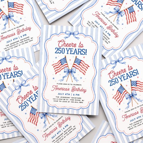 4th of July Party Invitation