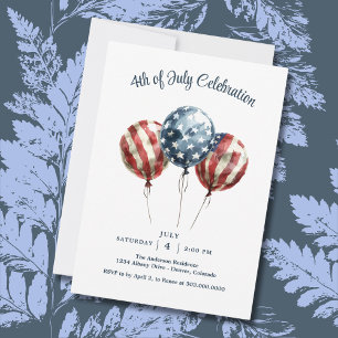 4th of July Party Invitation