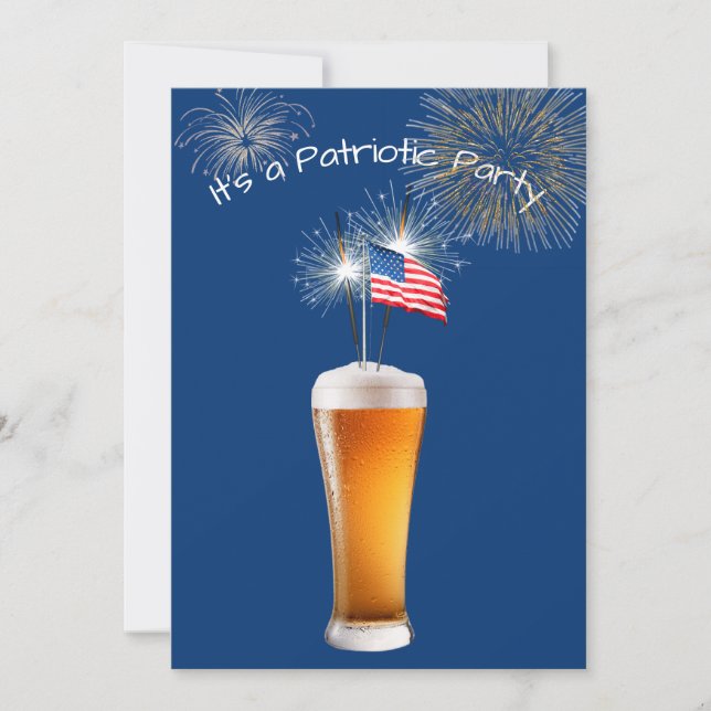 4th Of July Party Invitation (Front)