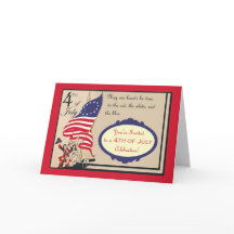 4th of July Party Invitation, Independence Day