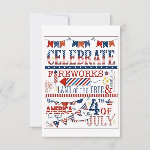 4th OF JULY PARTY INVITATIONS