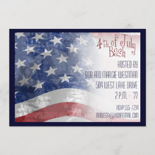 4th of July Party Invitations
