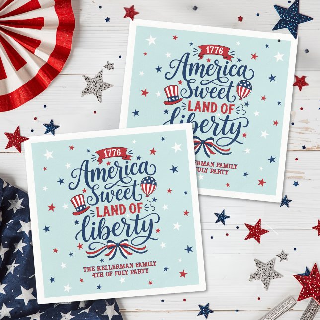 4th Of July Party Napkins (4th Of July Party Napkins)