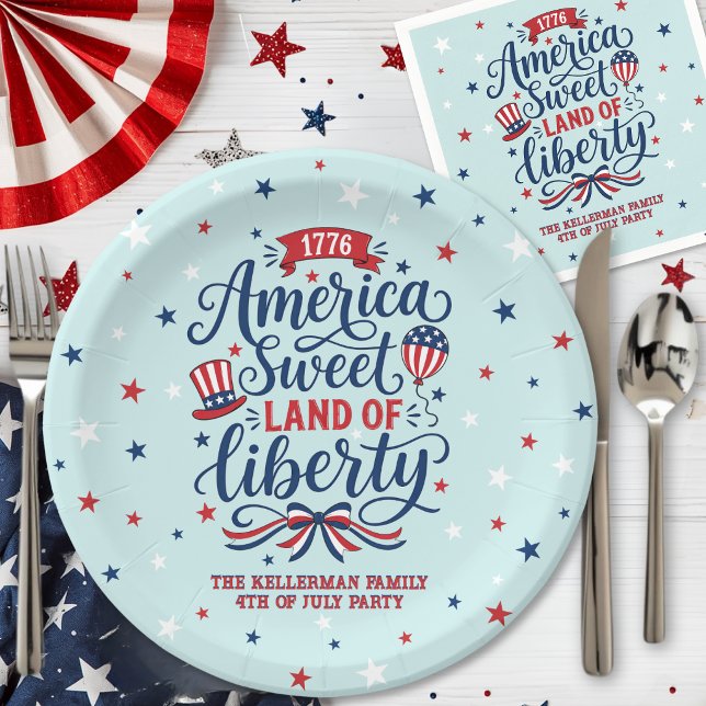 4th Of July Party Paper Plates (4th Of July Party Paper Plates)