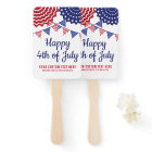 4th of July Party Parade Red White Blue Custom