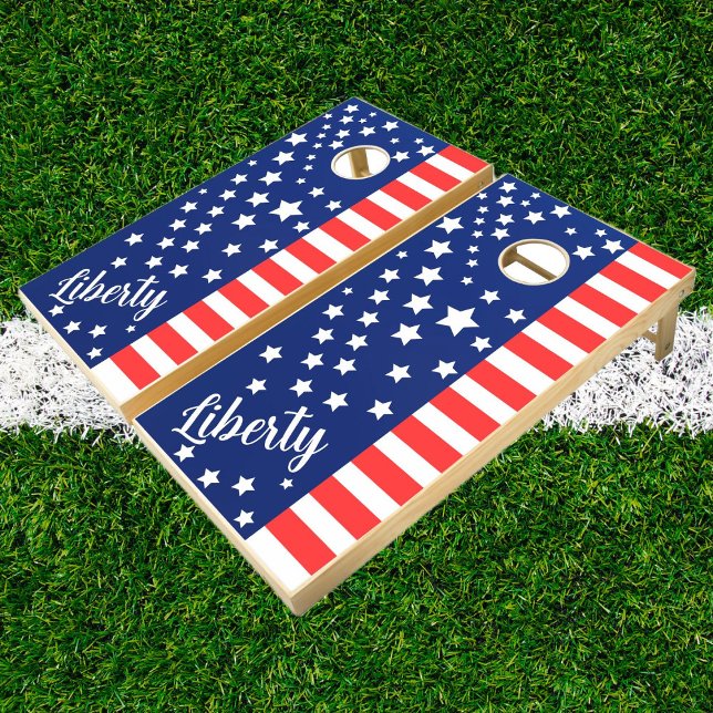 4TH Of July Party Summer family Reunion Customized Cornhole Set (Creator Uploaded)
