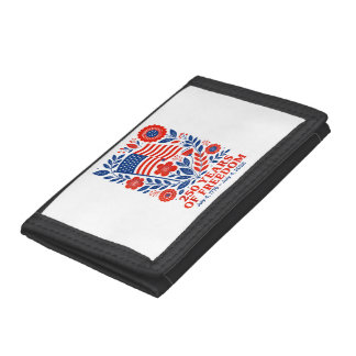 4th of July Patriotic 250th Anniversary 250 Years  Trifold Wallet