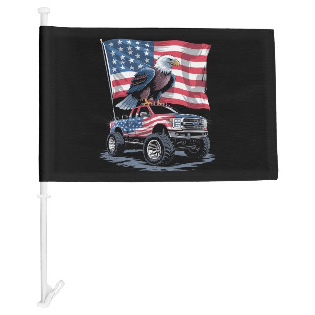 4th of July Patriotic American Flag Eagle USA  (Front)