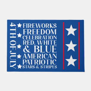 4th of July Patriotic Doormat