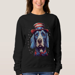 4th Of July Patriotic English Pointer Dog Sweatshirt