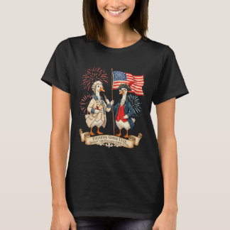 4th Of July Patriotic Founding Goose Club 250th An T-Shirt